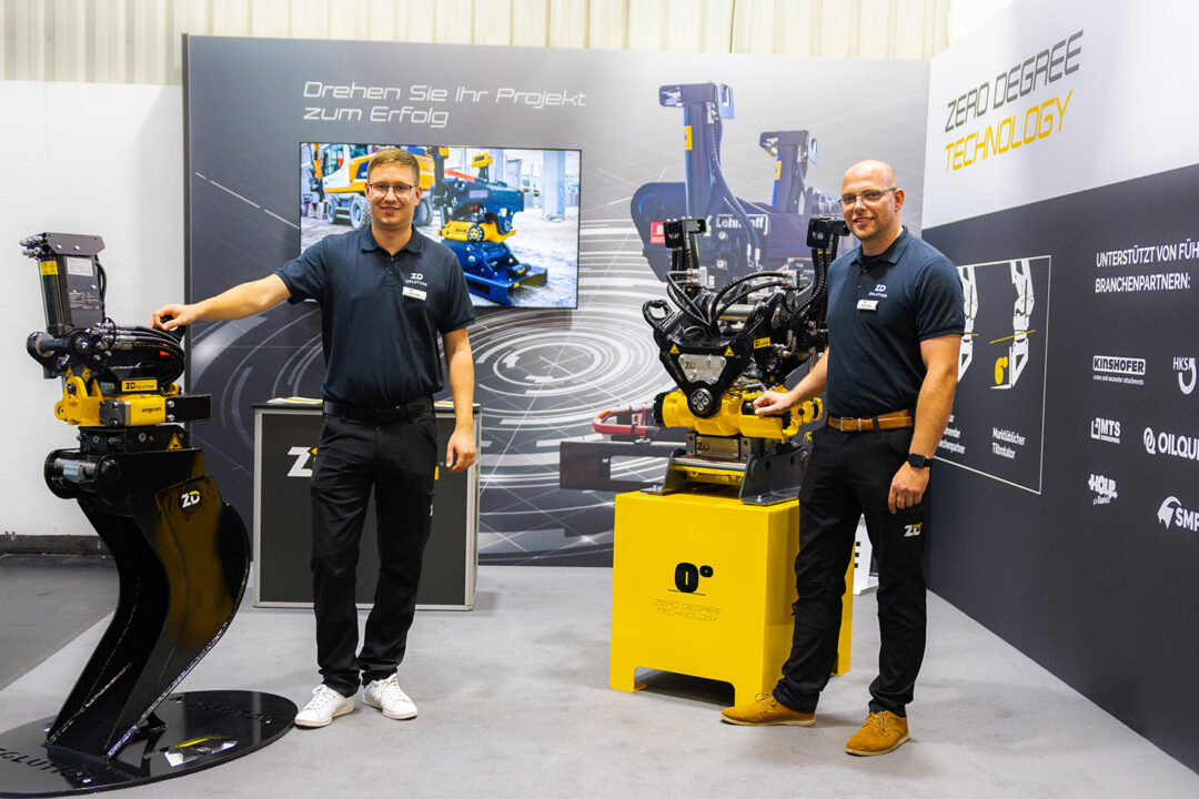 ZD Solution team at the trade fair stand at GaLaBau 2024
